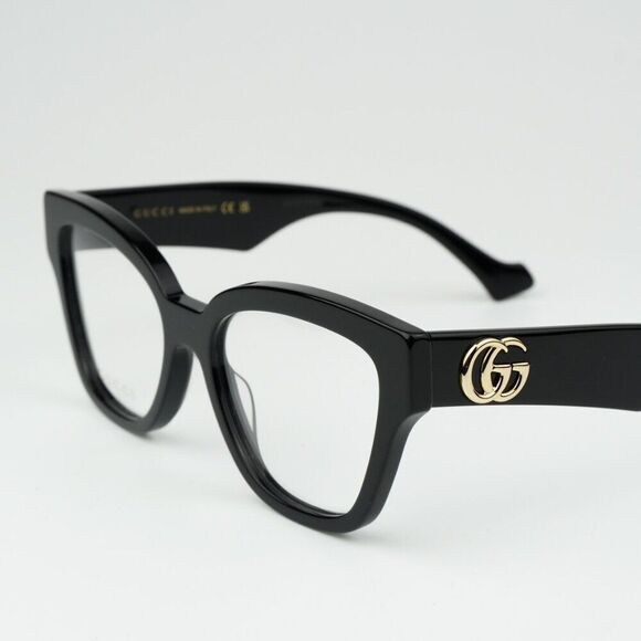 NEW Gucci GG1424O 005 Black Cat Eye Women Eyeglasses GG 1424O - Picture 7 of 11